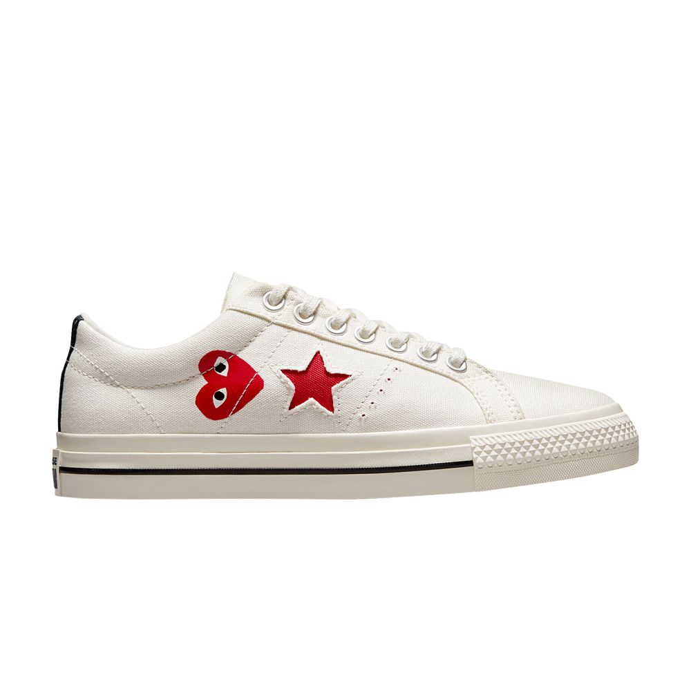 Converse Comme des Garçons Play x One Star 'Cloud Dancer' | Cream | Men's Size 8