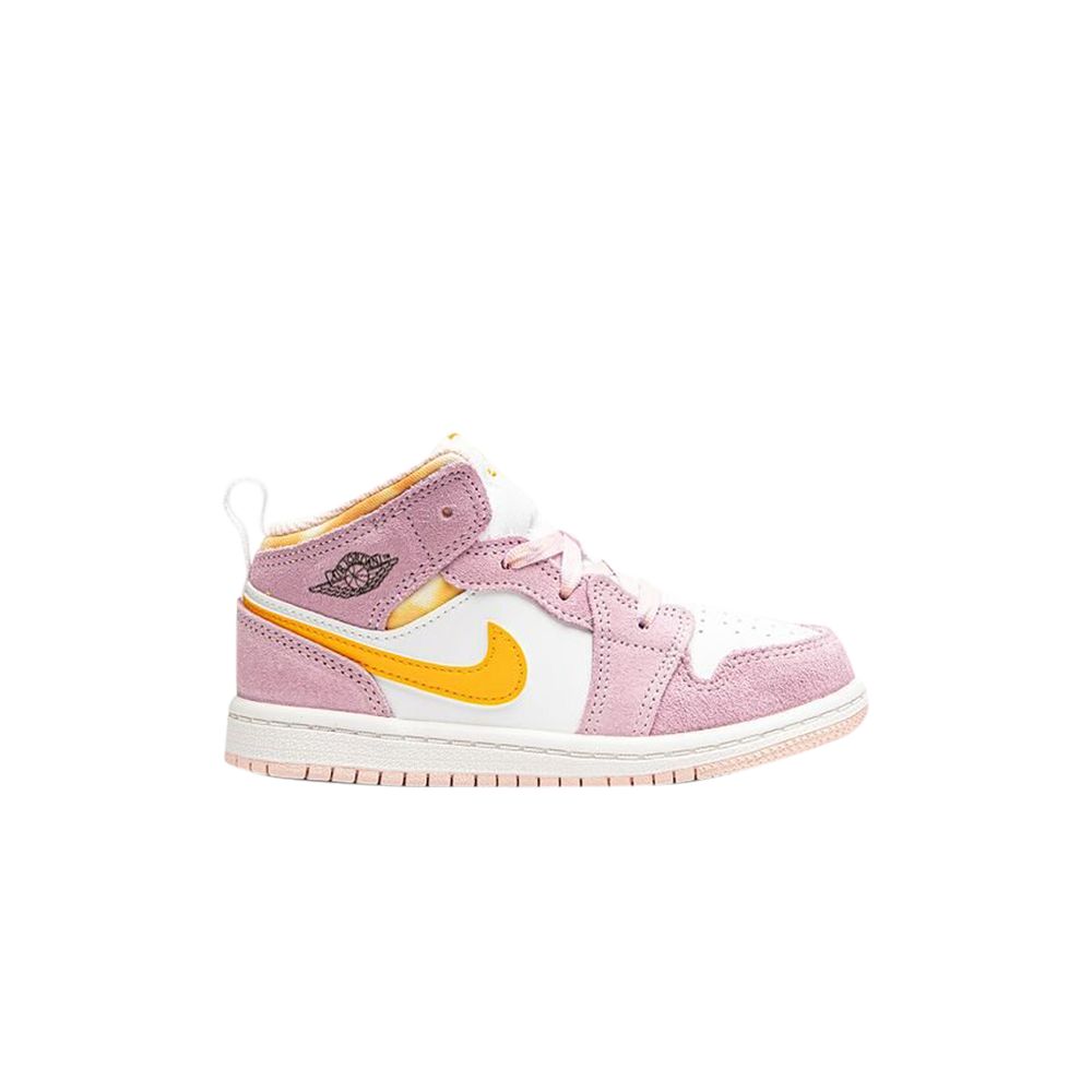 Pre-owned Air Jordan 1 Mid Se Td 'arctic Pink' | Infant Size 5