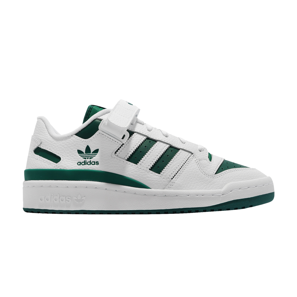 Pre-owned Adidas Originals Forum Low 'white Collegiate Green'