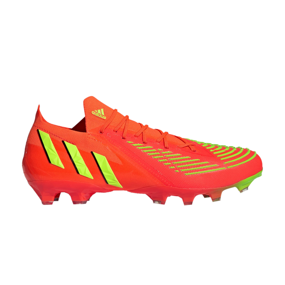 Pre-owned Adidas Originals Predator Edge.1 Low Ag 'game Data Pack' In Red