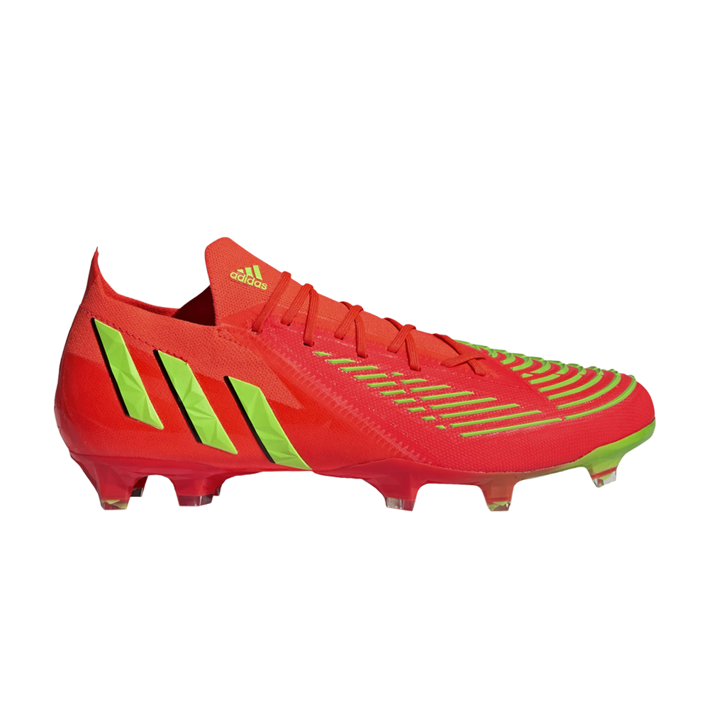 Pre-owned Adidas Originals Predator Edge.1 Low Fg 'game Data Pack' In Red