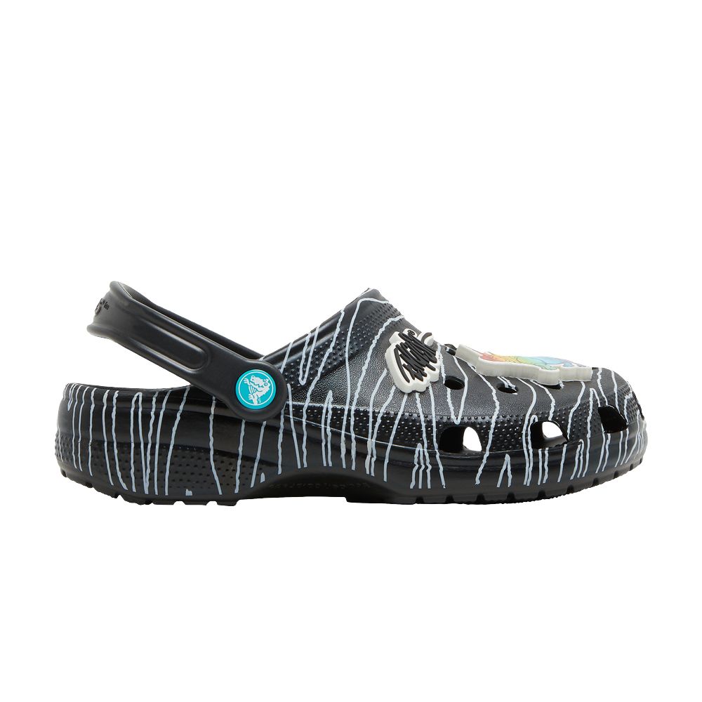 Crocs Ron English x Classic Clog Kids 'Party Animals - Zebra Black' | Kid's Size 5