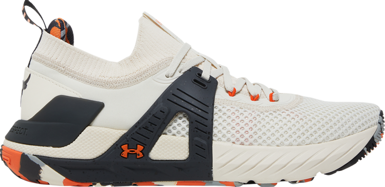 Under Armour Project Rock 4 Marble Lace White Synthetic Men Trainers  3025433_105