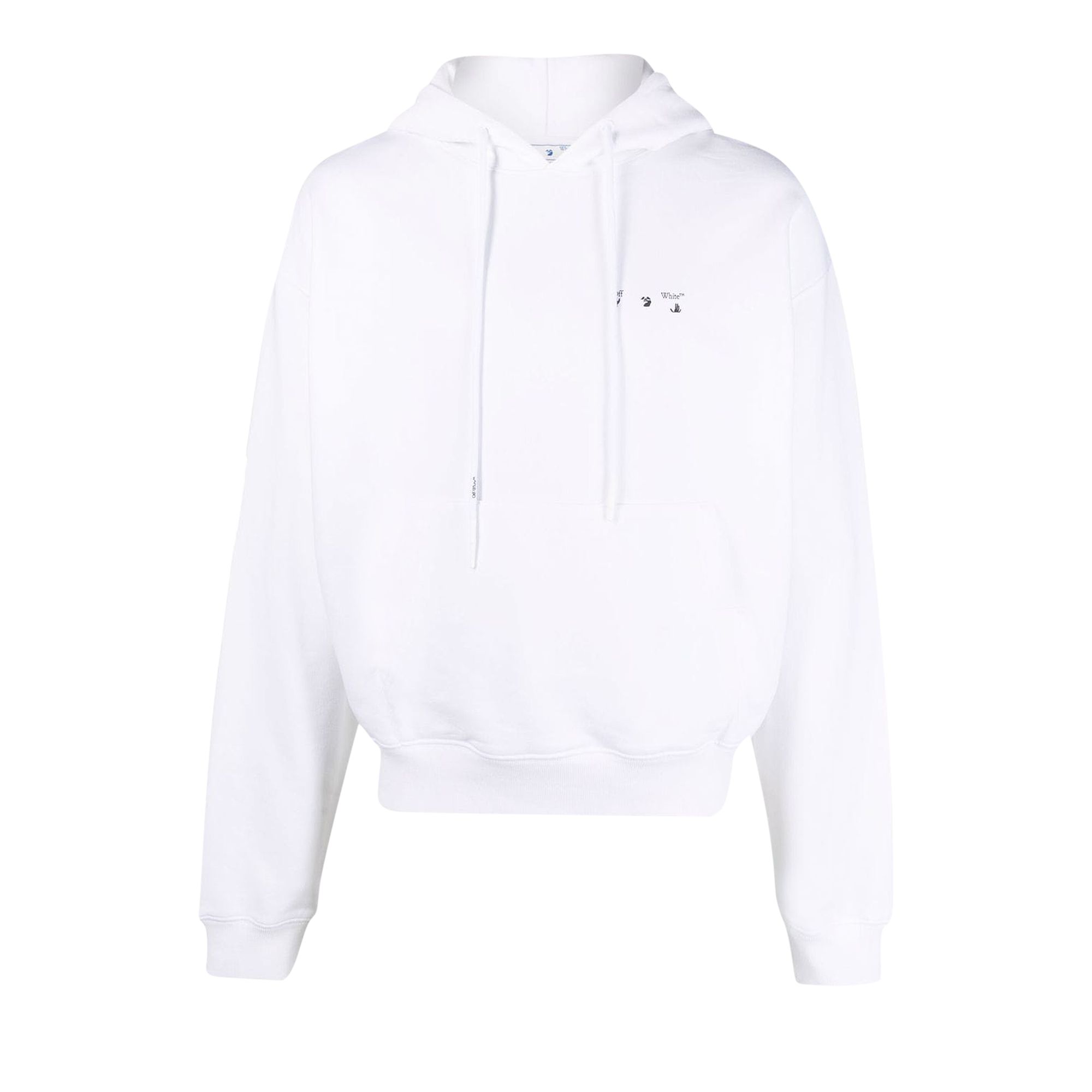 Off-White Caravaggio Paint Over Hoodie 'White/Black' | Men's Size S