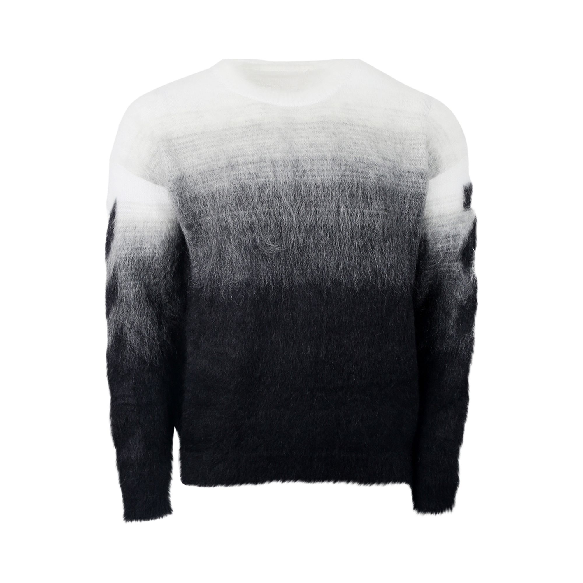 Off-White Diag Arrow Brushed Knit Crew 'Black/Black' | Men's Size S