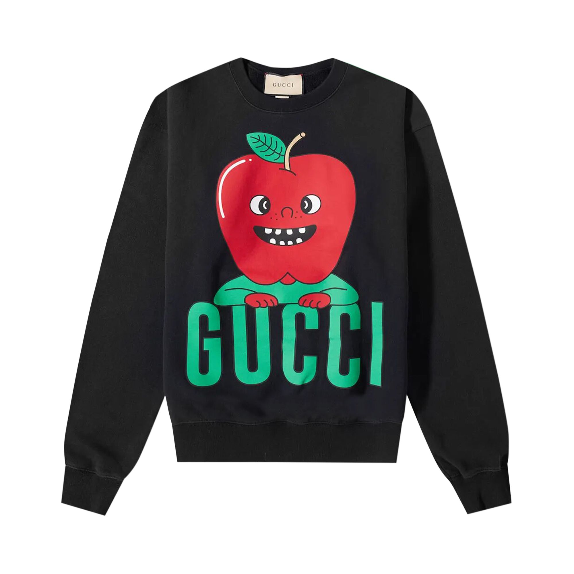 Gucci Pablo Delcielo Crew Neck Sweat 'Black' | Men's Size XS