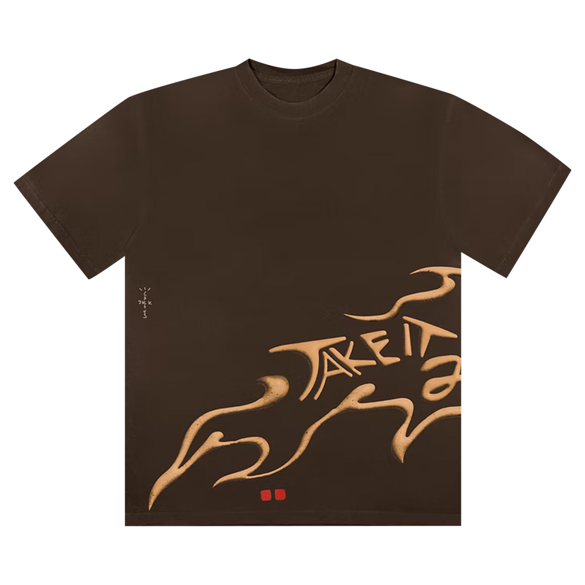Cactus Jack by Travis Scott 2 The Max Tee 'Brown' | Men's Size XL