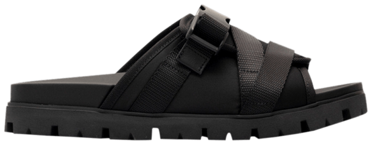 Prada buckle top slide sandal