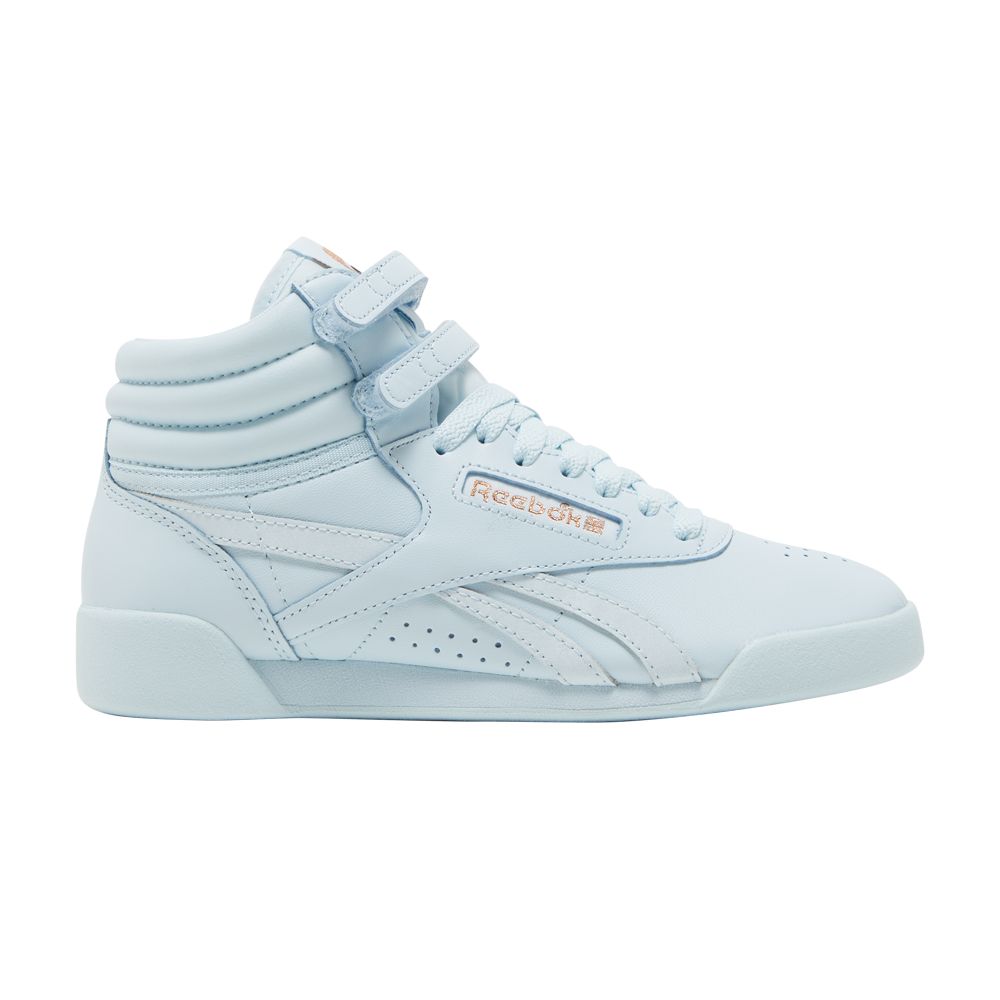 Pre-owned Reebok Cardi B X Freestyle High Big Kid 'glass Blue' | Kid's Size 5.5