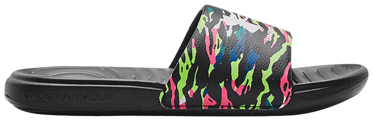Under Armour Ansa Graphic Slide GS Black Neptune