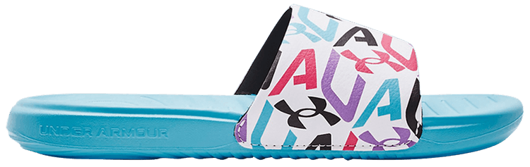 Under Armour Ansa Graphic Slide GS Fresco Blue White