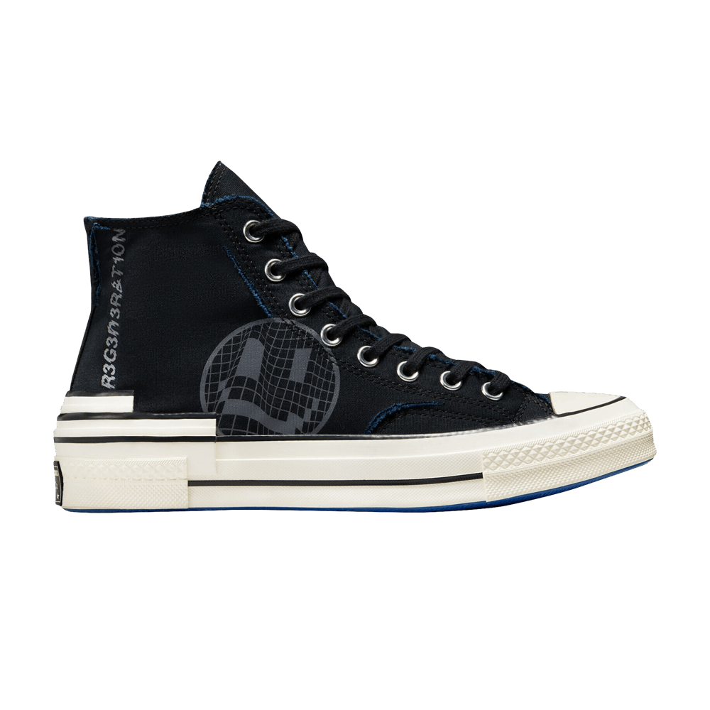 Converse Chuck 70 Hacked Heel High 'Tear Away - Blue' Sneakers | Black | Men's