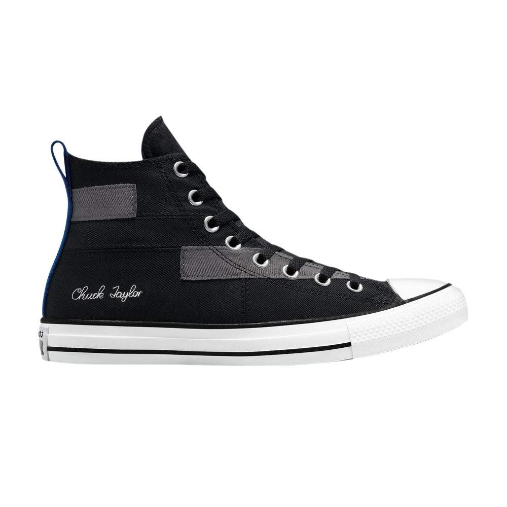 Pre-owned Converse Chuck Taylor All Star High 'desert Patchwork - Black'