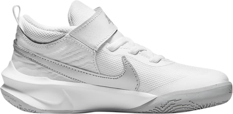 Team Hustle D10 PS White Metallic Silver