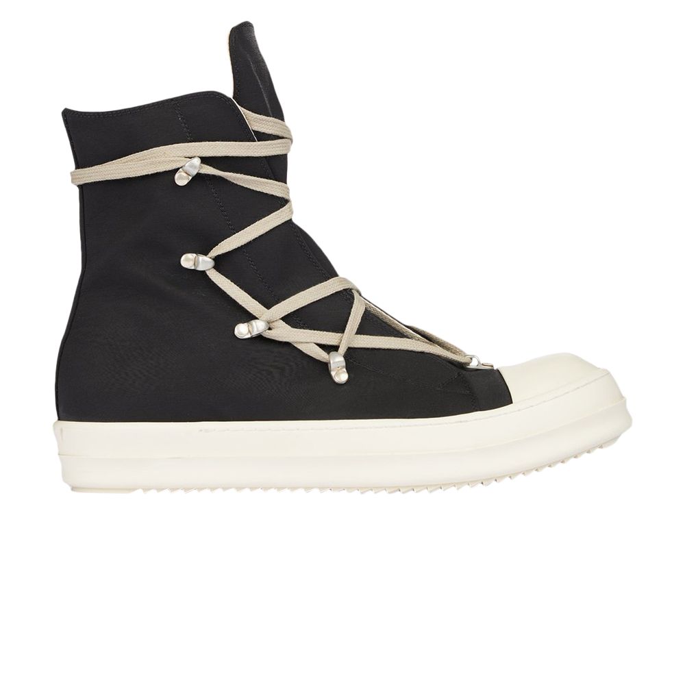 Pre-owned Rick Owens Wmns Drkshdw Strobe Cotton Nylon Hexa High 'black Milk' | Women's Size 36
