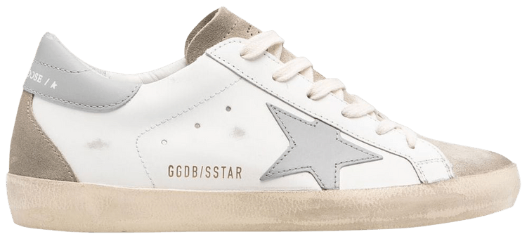 Golden Goose Wmns Superstar White Taupe Grey