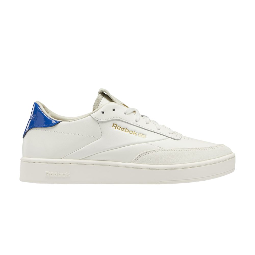 Pre-owned Reebok Wmns Club C Clean 'chalk Vector Blue' In Cream