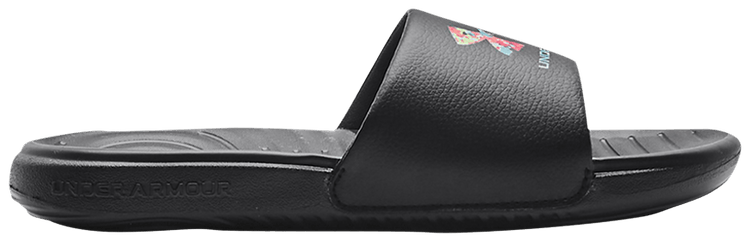 Under Armour Ansa Graphic Slide GS Black Electro Pink