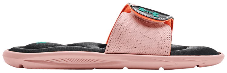Under Armour Wmns Ignite 6 Graphic Strap Slide Retro Pink