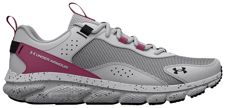 Under Armour Wmns Charged Verssert Grey Pace Pink
