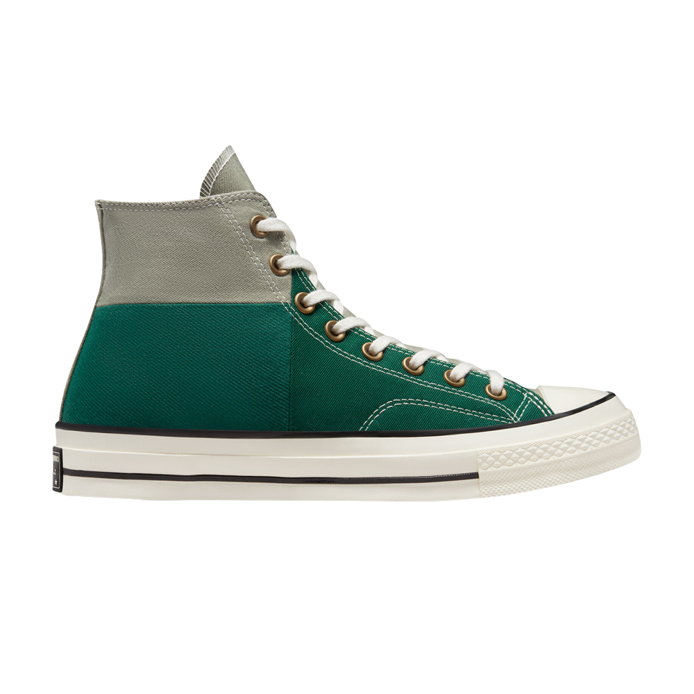 Pre-owned Converse Chuck 70 Colorblocked High 'field Surplus' In Green