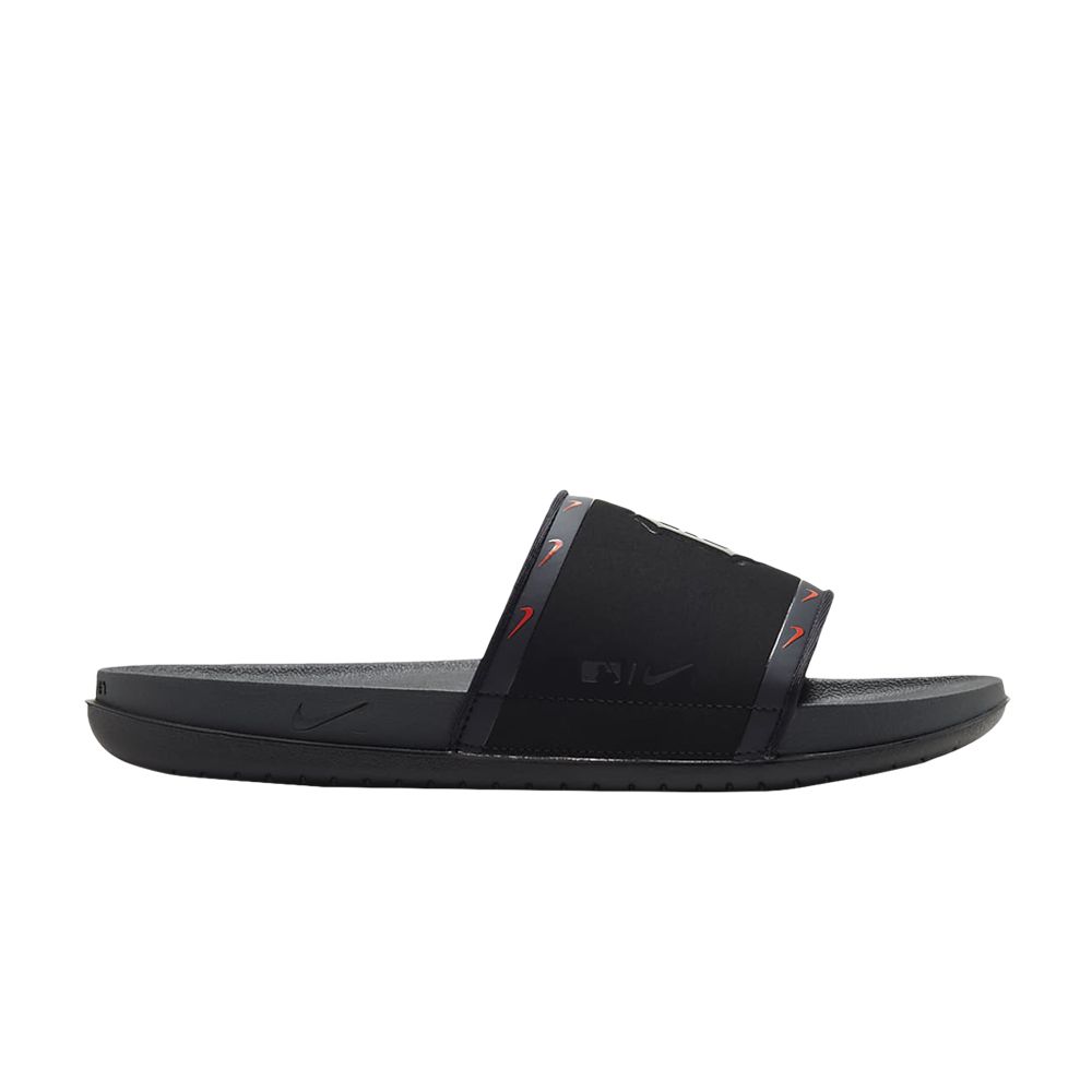 Pre-owned Nike Mlb X Offcourt Slide 'detroit Tigers' | Black | Men's Size 11