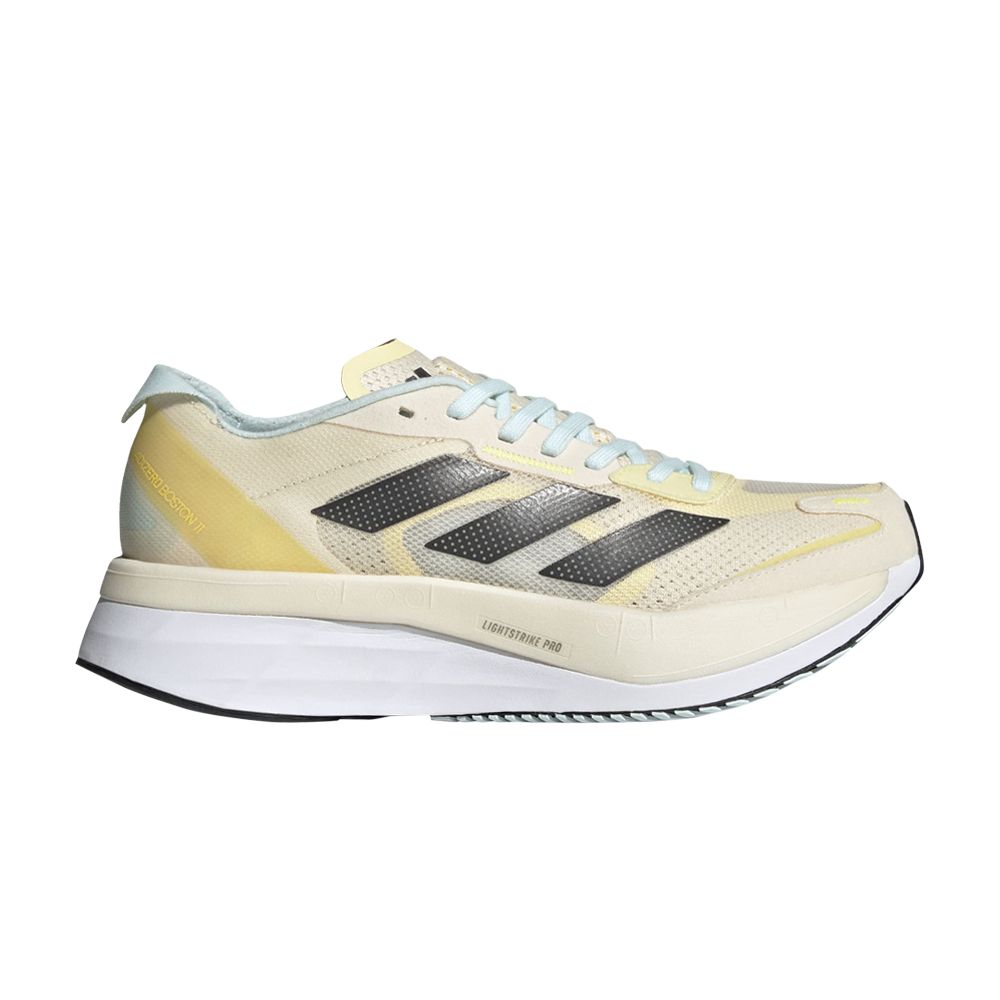 Pre-owned Adidas Originals Wmns Adizero Boston 11 'ecru Tint Night Metallic' In Cream