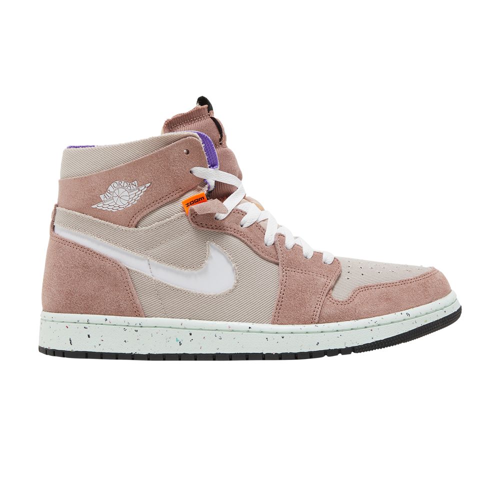 Air Jordan 1 High Zoom Comfort 'Fossil Stone' | Pink | Men's Size 8.5
