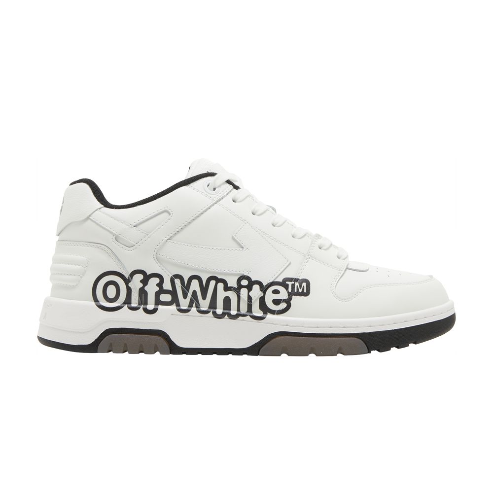 Pre-owned Off-white Out Of Office Low 'logo Print - White Black' | Men's Size 42