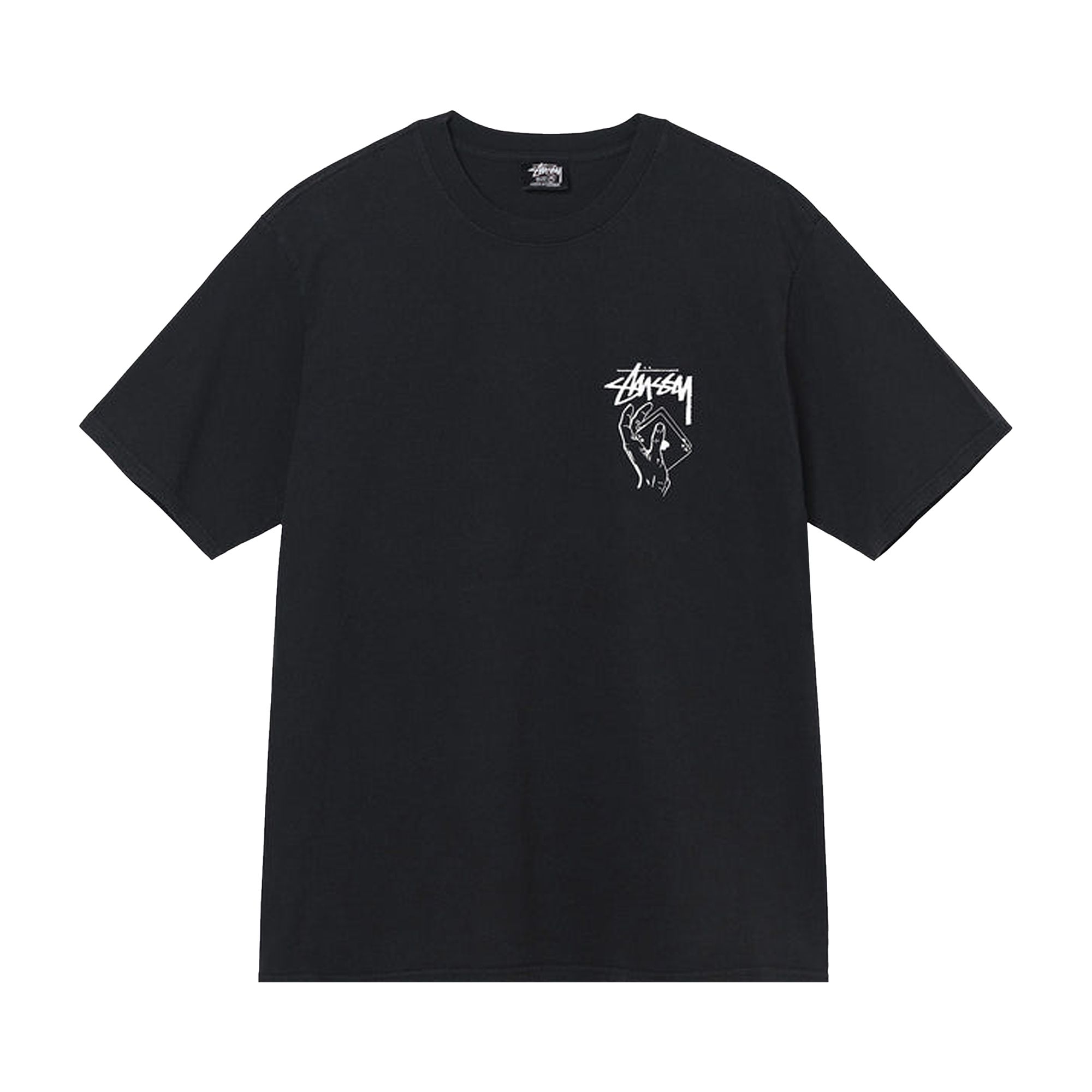 Pre-owned Stussy Shuffle Pigment Dyed Tee 'black' | Men's Size L