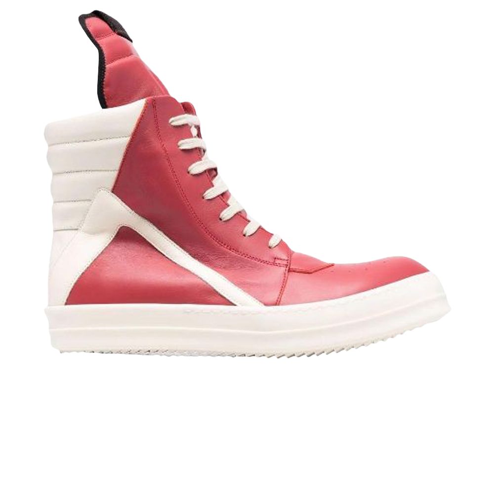 Pre-owned Rick Owens Geobasket High 'carnelian Milk' | Red | Men's Size 42