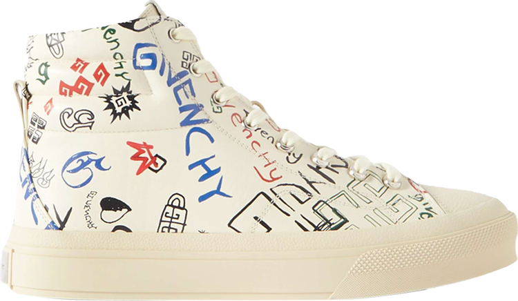 Givenchy City High 'White Scribbled'