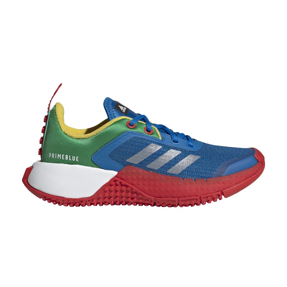 Pre-owned Adidas Originals Adidas Lego X Sport J 'shock Blue Green' | Kid's Size 6