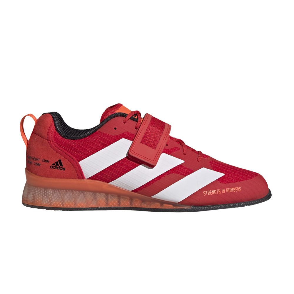 Pre-owned Adidas Originals Adipower Weightlifting 3 'vivid Red White'