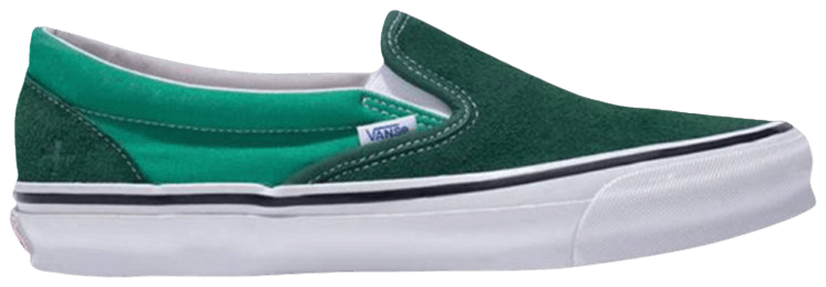 Noah x Vans OG Classic Slip On LX Green