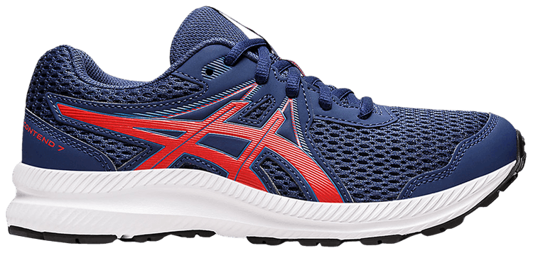 Asics Contend 7 GS Deep Ocean Red