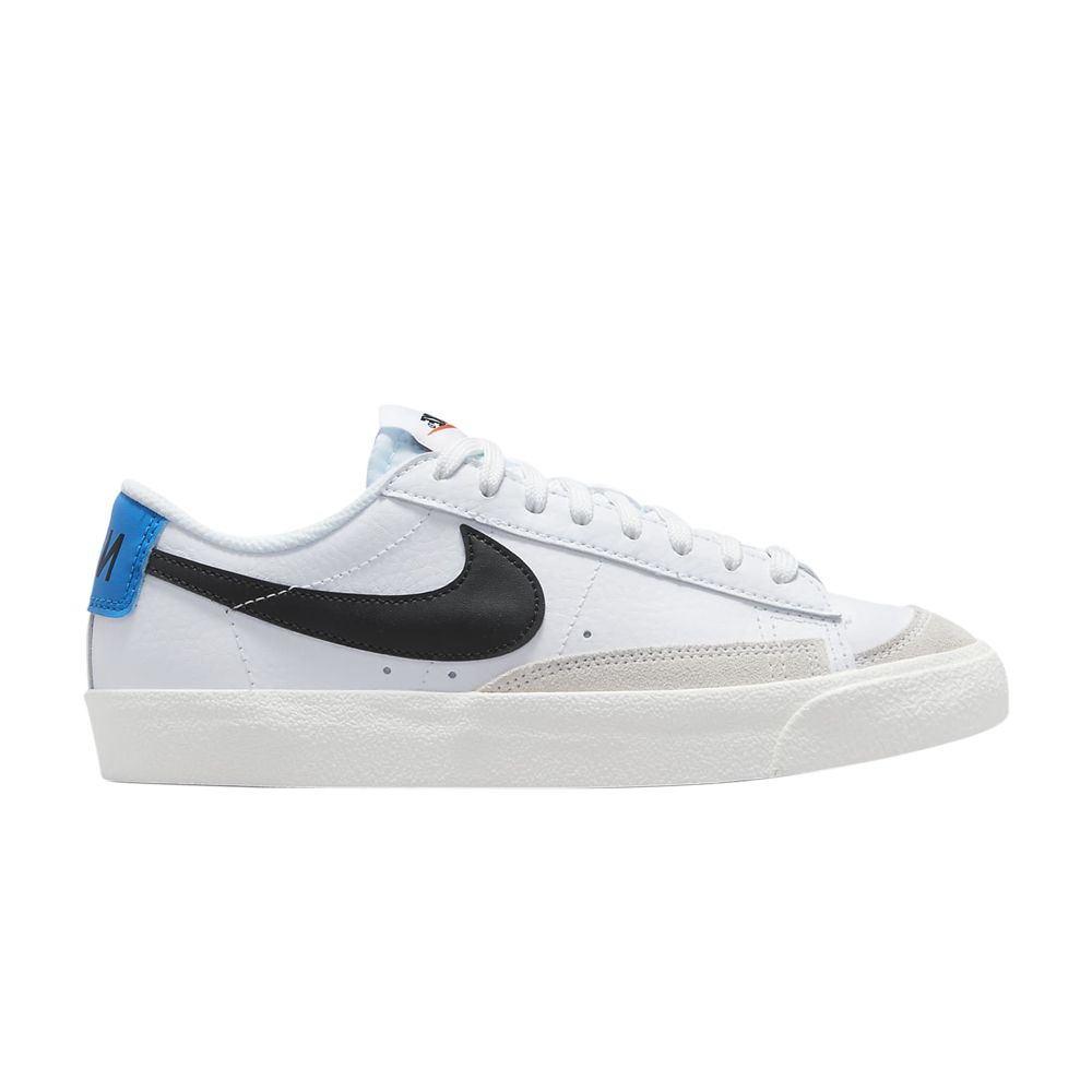 Pre-owned Nike Blazer Low '77 Gs 'white Light Photo Blue' | Kid's Size 6.5