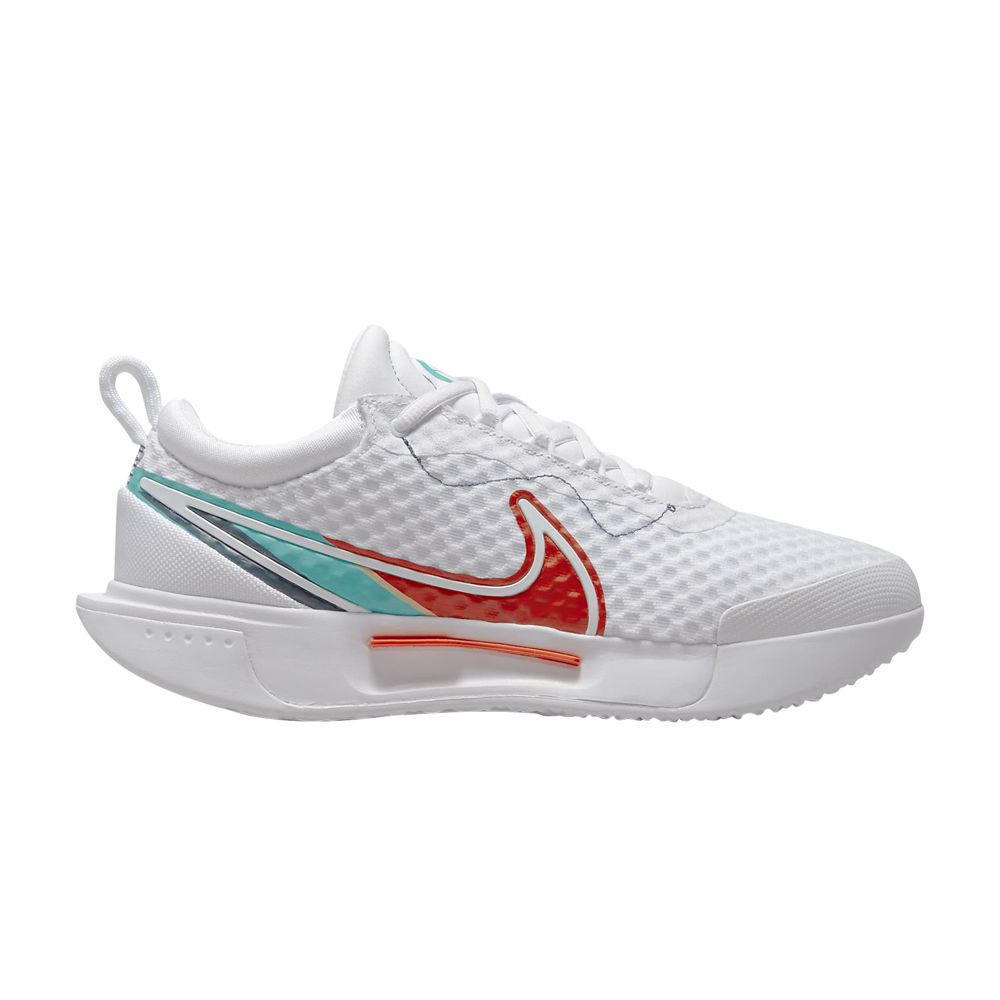 Pre-owned Nike Wmns Court Zoom Pro 'white Washed Teal'