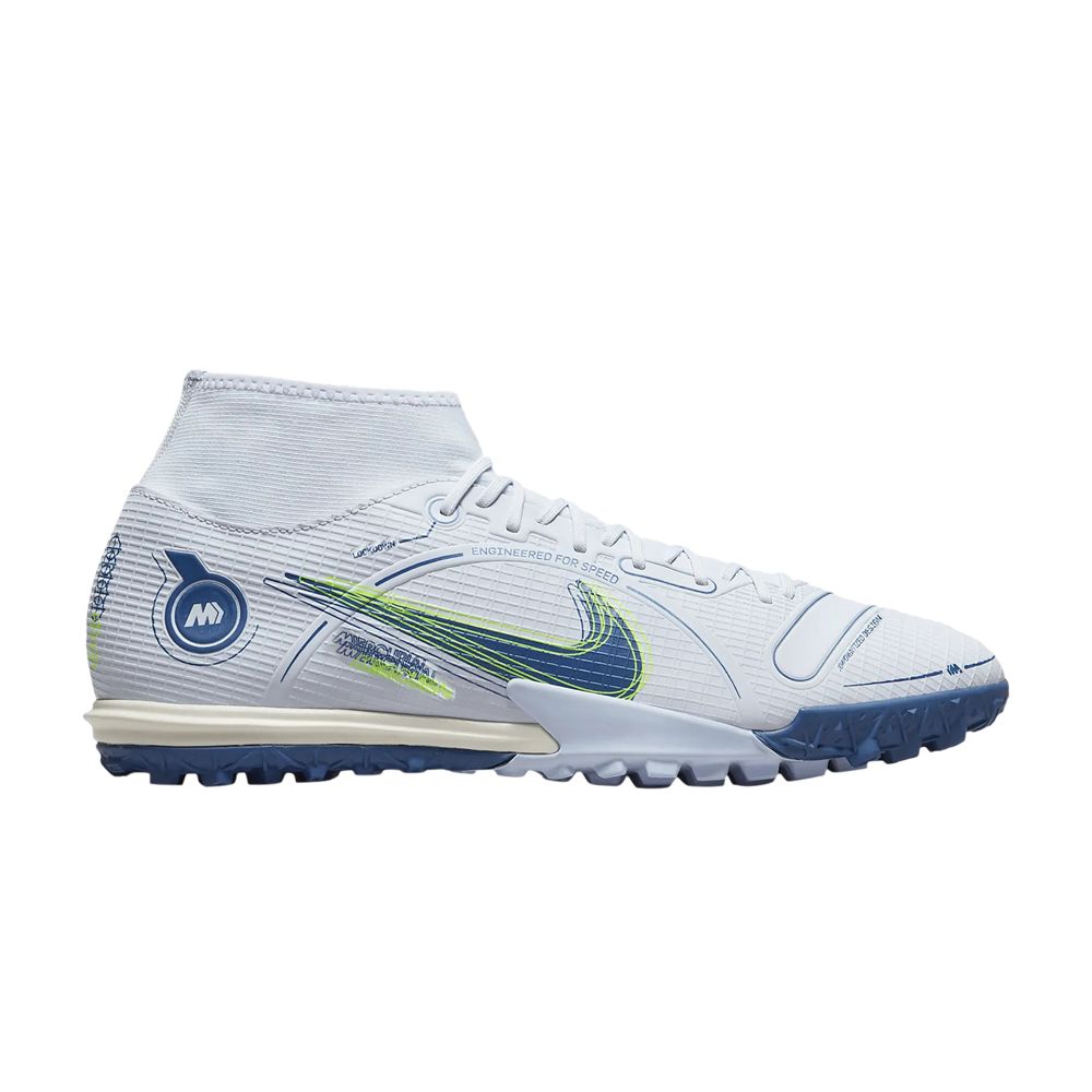 Nike Mercurial Superfly 8 Academy TF 'Grey Light Marine' | Men's Size 9