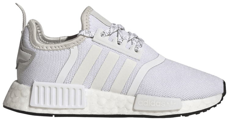 Adidas NMD R1 J White Solar Red