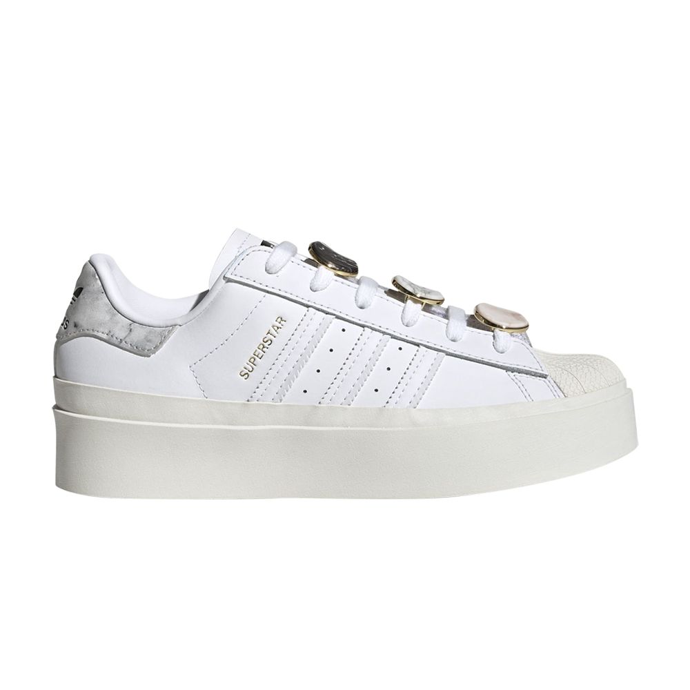 ADIDAS ORIGINALS WMNS SUPERSTAR BONEGA 'WHITE GOLD METALLIC'