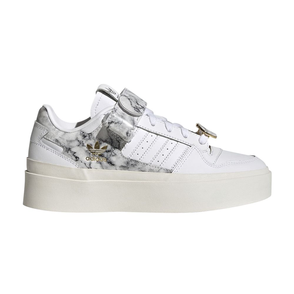 Pre-owned Adidas Originals Wmns Forum Bonega 'marbled' In White
