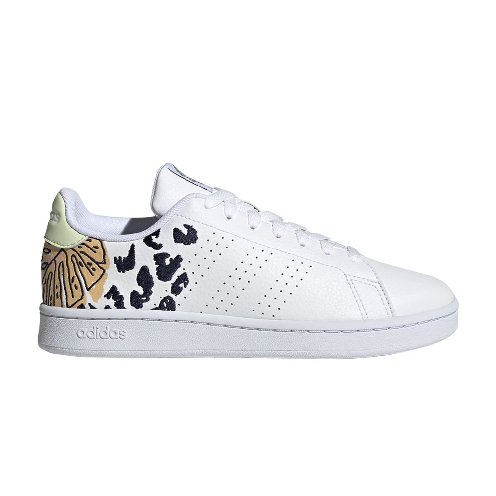 Pre-owned Adidas Originals Farm Rio X Wmns Advantage Court 'white Almost Lime'