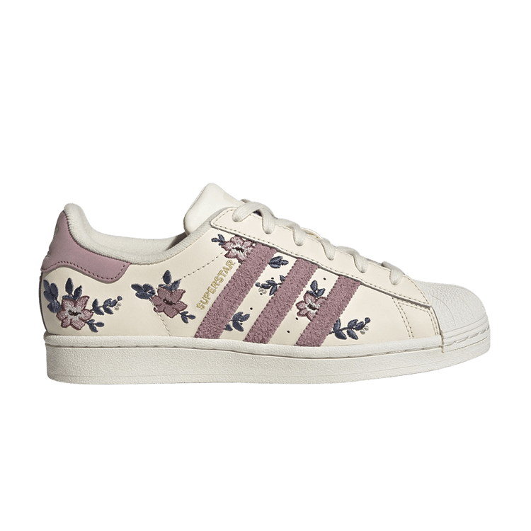 Adidas superstar floral white shop
