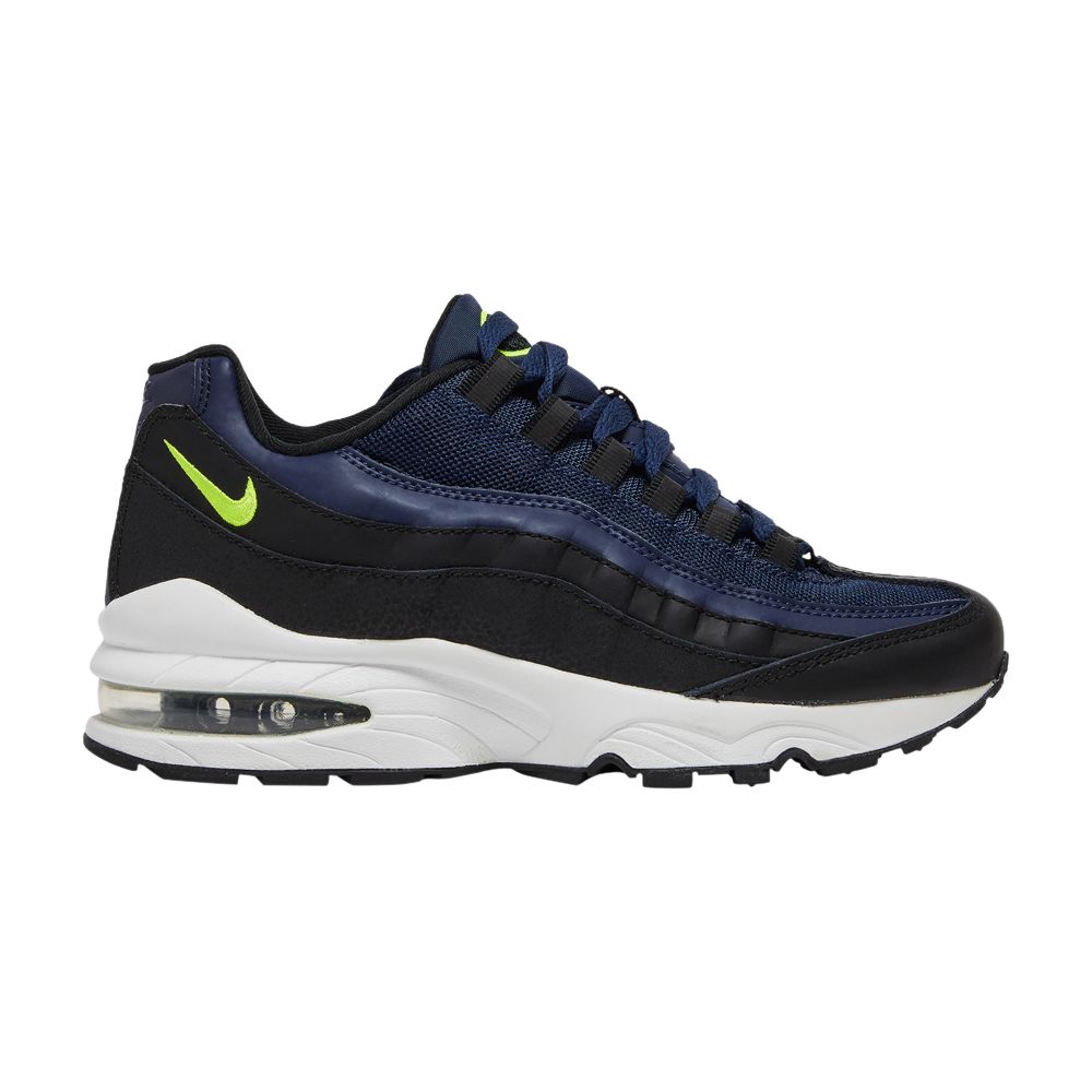 Nike Air Max 95 GS 'Midnight Navy Lemon Venom' | Black | Kid's Size 6