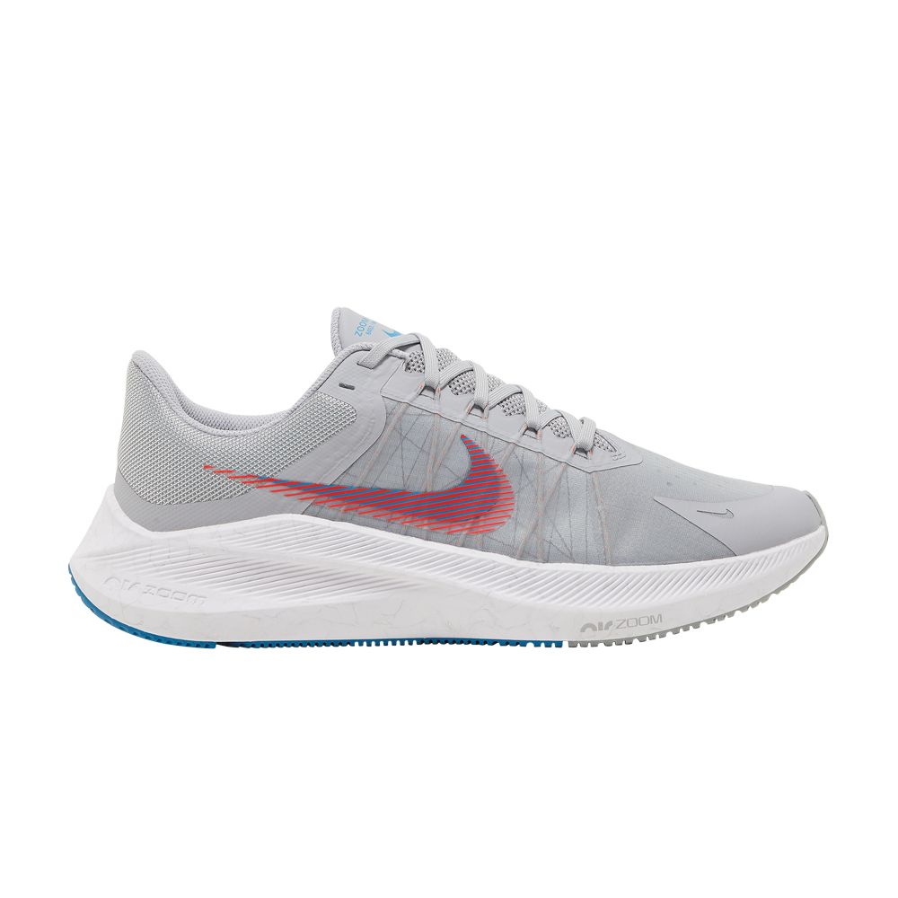 Nike Winflo 8 'Wolf Grey Bright Crimson' | Men's Size 11