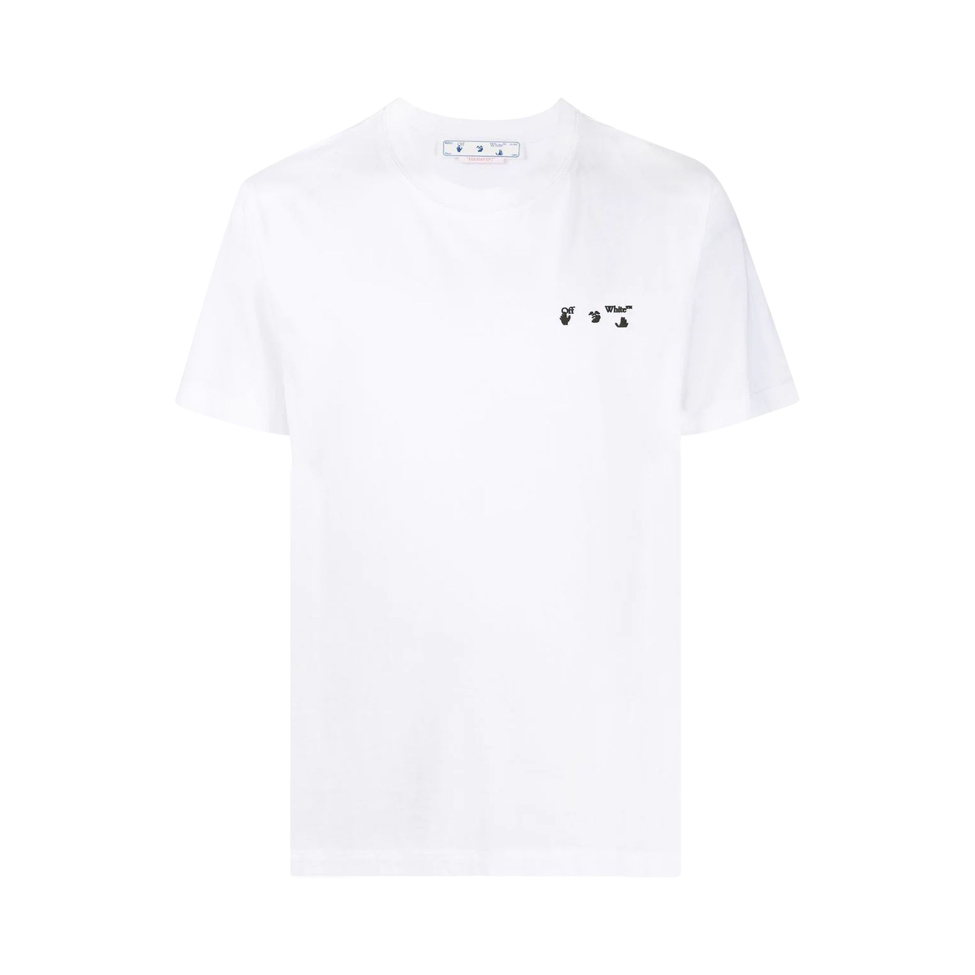 Off-White OW Logo Slim Short-Sleeve Tee 'White/Black' | Men's Size L