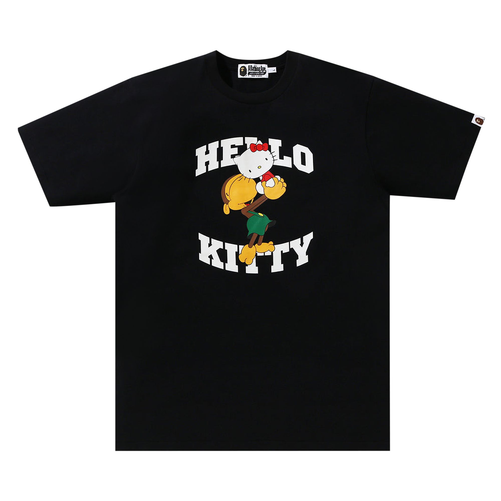 Pre-owned Bape X Hello Kitty X Milo Tee #2 'black' | Men's Size L