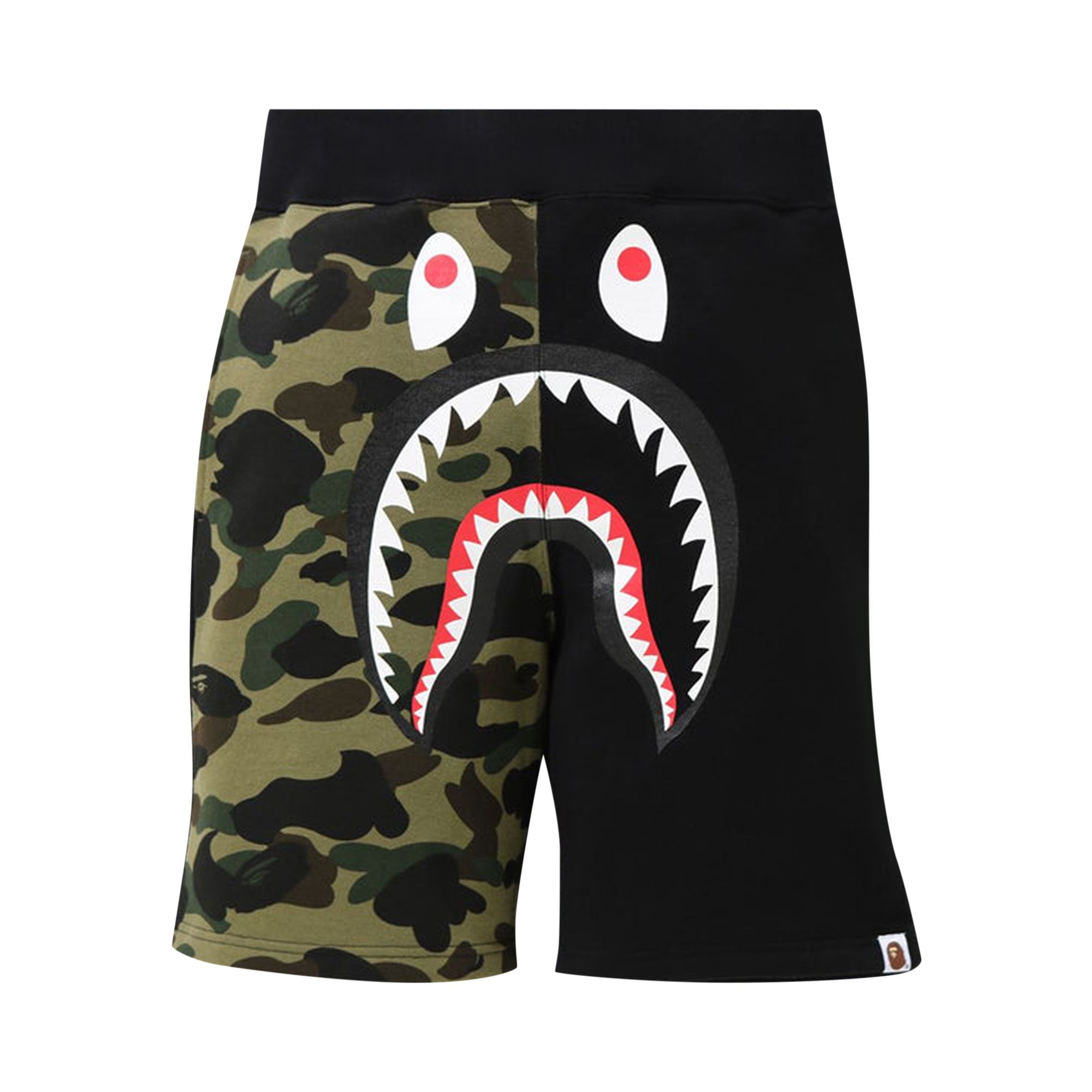 BAPE Shark Sweat Shorts 'Black' | Men's Size M