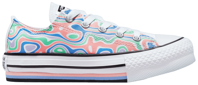 Converse Chuck Taylor All Star Lift Platform Low PS Color Swirl